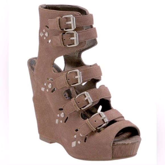 New Sam Edelman kinley wedge platform sandals - Picture 12 of 12